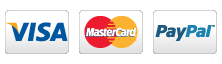 Visa MasterCard Paypal